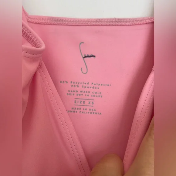 NWOT free people Seea Ginger One Piece Pink swimsuit - Picture 10 of 10